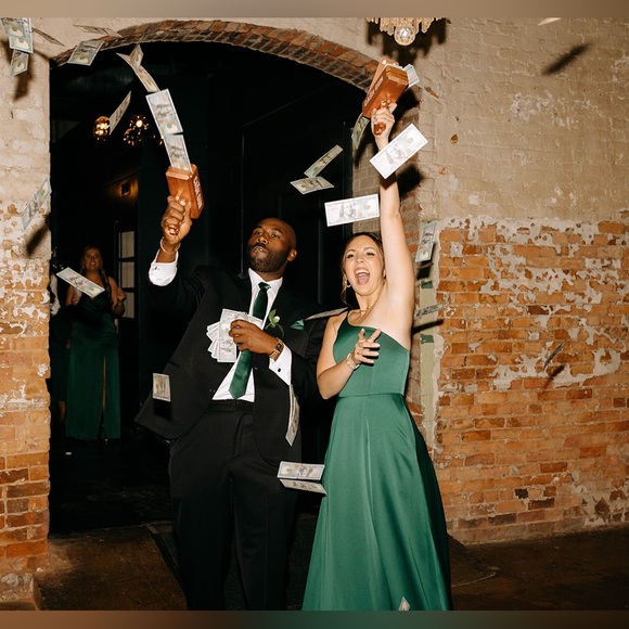 Maxi one shoulder bridesmaid dress - Picture 4 of 5